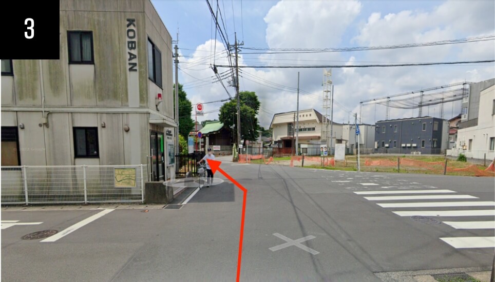 スタジオまでの道順