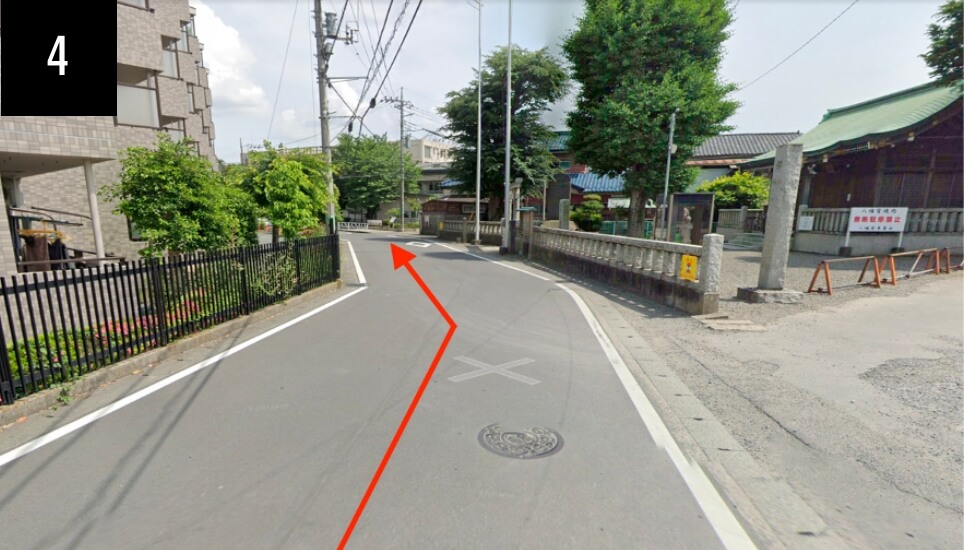 スタジオまでの道順