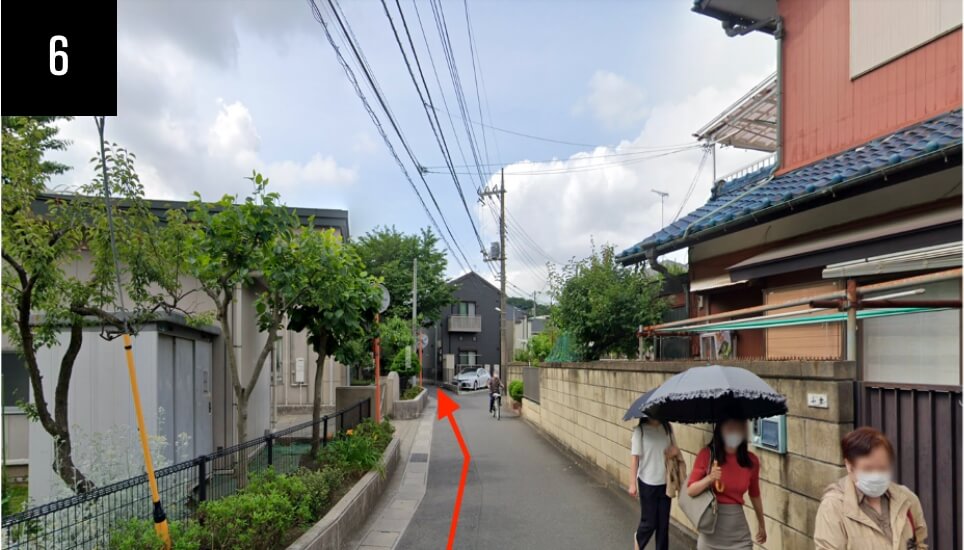スタジオまでの道順