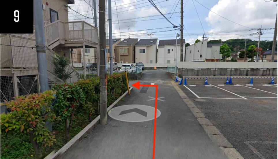 スタジオまでの道順