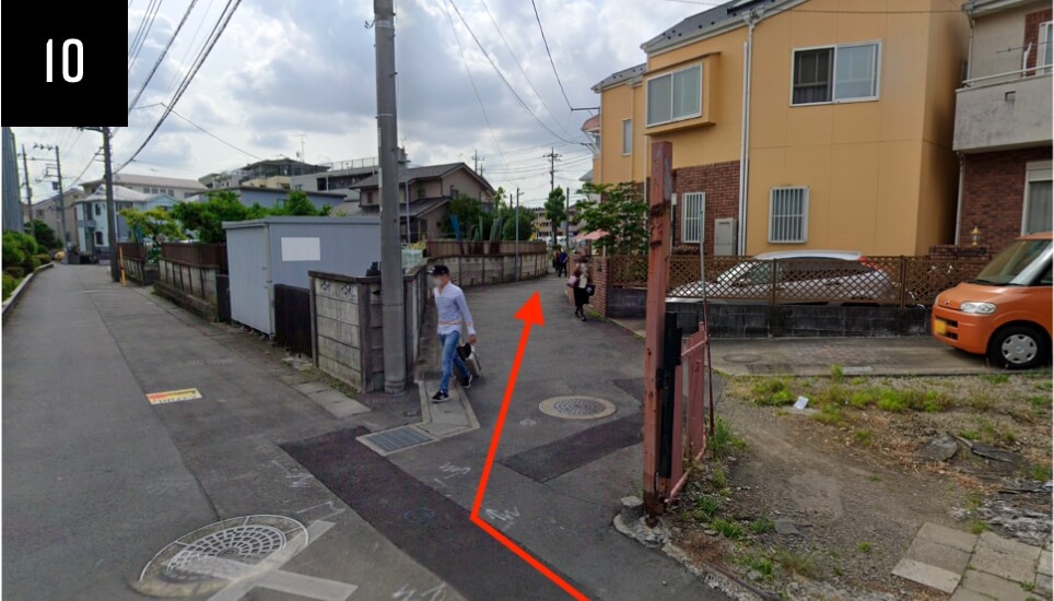 スタジオまでの道順